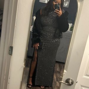 Gray Formal Dress
